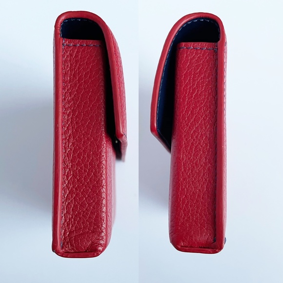 Coach Playing Cards with Red Leather Travel Case SLG Accessories Rare - Picture 10 of 13